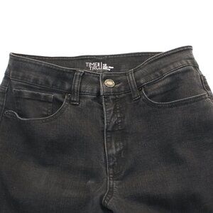 Time and Tru Women's Black High Rise Skinny Stretch Jeans Size 12 (30x28)